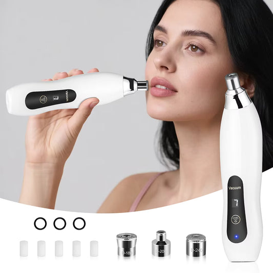 3-Tip Portable Diamond Microdermabrasion & Vacuum Blackhead Remover